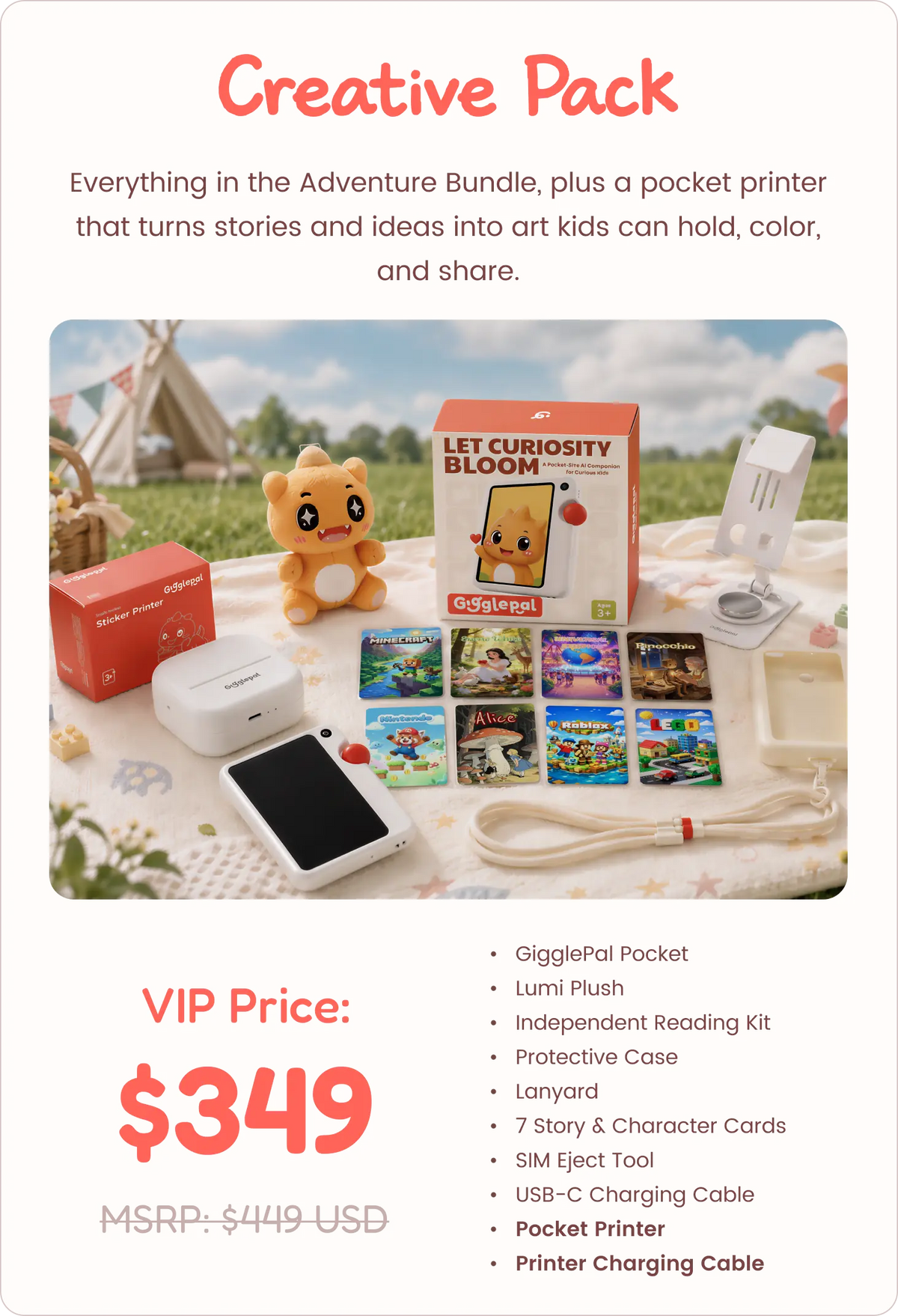 Creative Pack bundle card